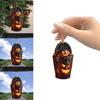 Acrylic Halloween Pumpkin Head Bucket Car Rearview Mirror Pendant With Cartoon Style For Vehicle Decor