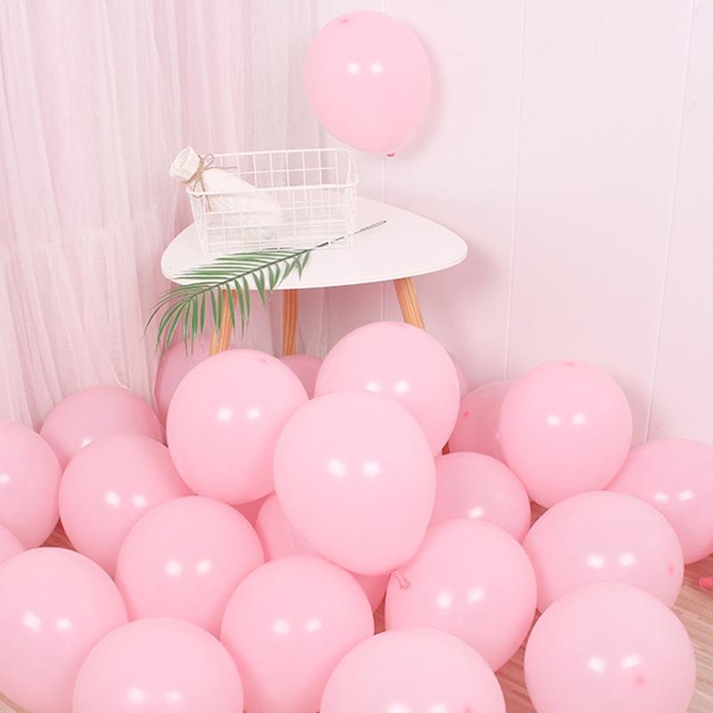 Macaron Balloons, 5-inch and 10-inch Round Thickened Latex Balloons, Wedding Party Supplies, Birthday and Wedding Decorations