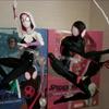 Gwen Shfiguartsspider Miles Morales Action Figure Articolate in PVC con Parti Sostituibili Giocattoli da Collezione per Fan di Anime