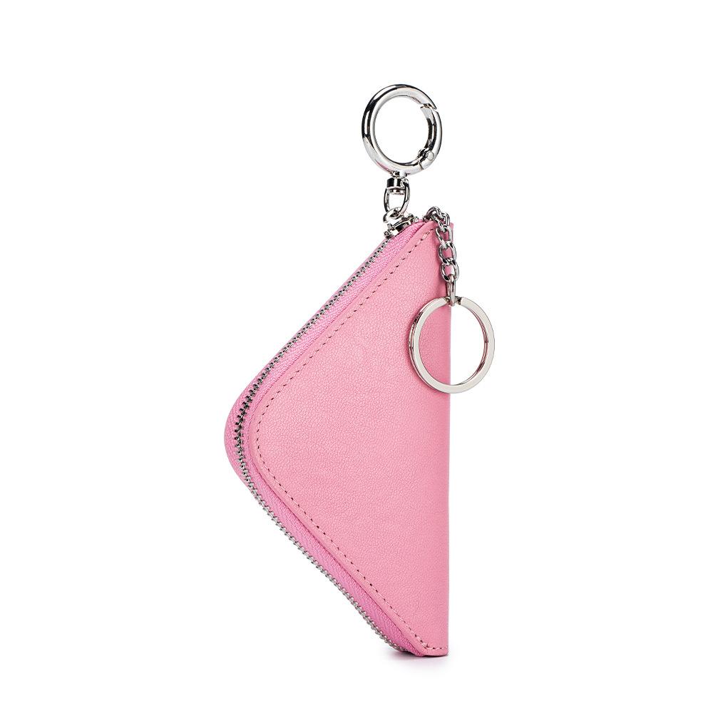 New high-end car key bag, lipstick bag, women's niche design, semi-vegetable tanned cowhide storage change bag