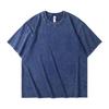 230g Pure Cotton Drop Shoulder Vintage Batik T-Shirt, Short Sleeve, Oversized, Custom Print Logo.