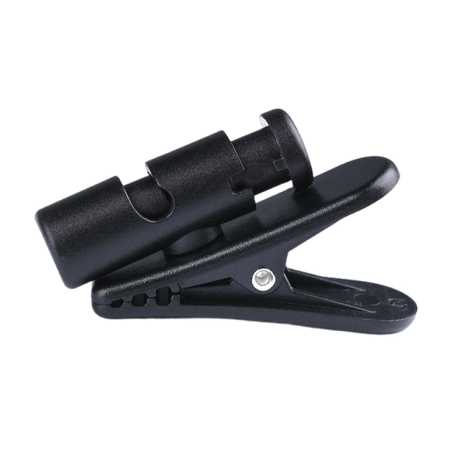 

Вращающийся зажим для провода наушников, надежное крепление кабеля к одежде, черный органайзер для шнура гарнитуры, вращение на 360 градусов S