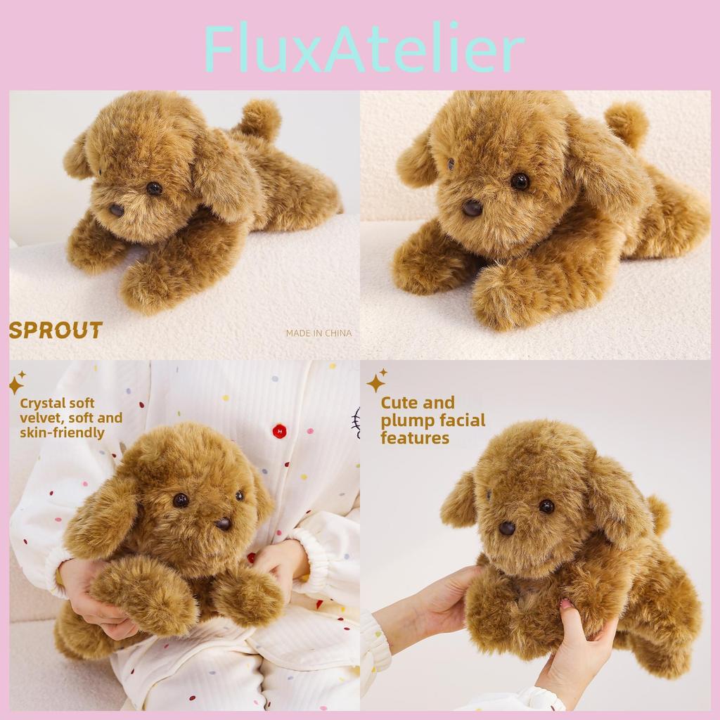 Plush Dog Stuffed Animal Toy With Polyester Fiber Filling For Kids And Collectors