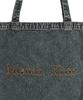 Matin Kim Matin Stitch Denim Ecobag In Black
