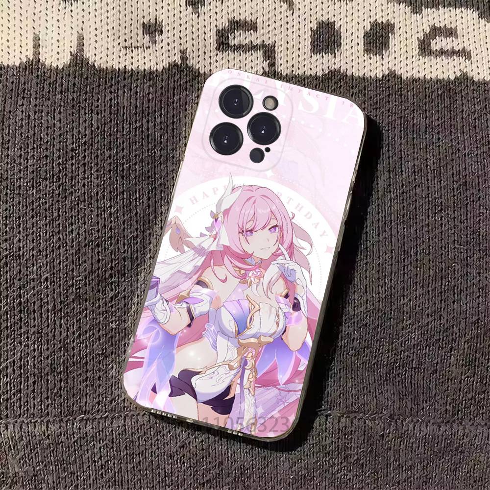 

H-Honkai Alyssia Phone Case for iPhone 11Pro 13 12 11 Pro Max 16e 17 Air 16 15 14 Plus 11ProMax iPhone12mini
