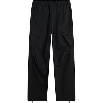 Li Ning CF Suo Solid Color Comfortable Breathable Outdoor Water-Resistant Casual Pants Men Pants Black AYKU717-4