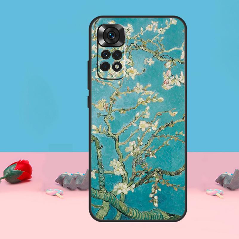 Blossoming Almond Tree Cover For Xiaomi Redmi Note 11 9 10 12 13 14 15 Pro Plus Case For Redmi 14C 10C 12C 13C 15 C