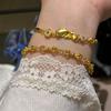 There Are Fish Brushed, Koi Recruited Rice Necklace, Bracelet, And National Tide Style High-End Temperament Jewelry Set.