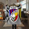 1PC Fc Viktoria Crest Custom Name Patterned Flannel Blanket Suitable For All Seasons For Home Decor Warmth And Comfort Gifts Holiday Present