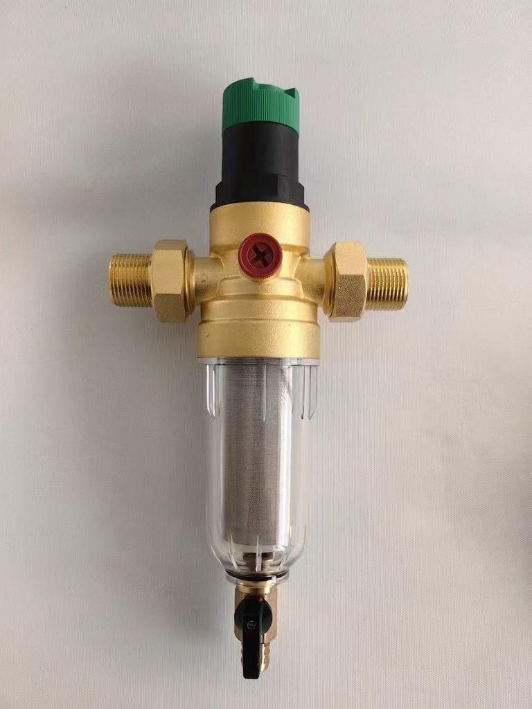 Brass Pressure Reducing Valve Pre-filter for Whole House Water Purification