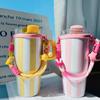 Suitable for 6-10cm Cup Mouth Water Cups Portable Cup Handle Strap Holder For Stanley Thermo Accessories 30oz/40oz Tumbler Strap