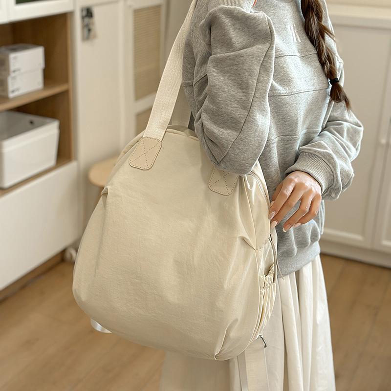 Niche Design Shell Bag Large Capacity Lightweight Backpack Bag Waterproof Multi-Purpose Shoulder Bag Texture Backpack