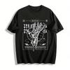 Futuristic Liquid Metal Hand Print Streetwear T-Shirt Unisex Pure Cotton T-shirt