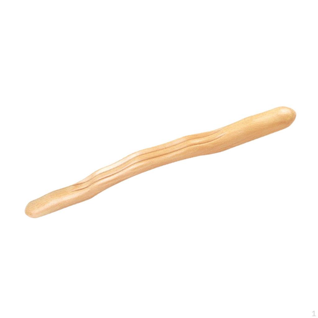 Handheld Wood Massage Roller Stick Body Professional for Thigh Waist Leg Back Neck
