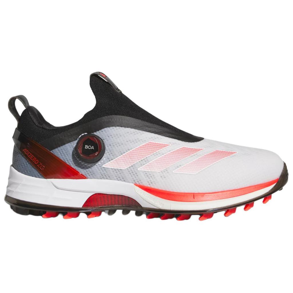 Adidas Adizero ZG BOA Spikeless Golf White Lucid Red Men Sneakers Cloud-White Core-Black IH9896