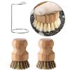Versatilitys Wood Dish Cleaning Brush Dish Scrubber with Toughly Bristles for Pots, Pans, and Vegetable Surfaces Brushes