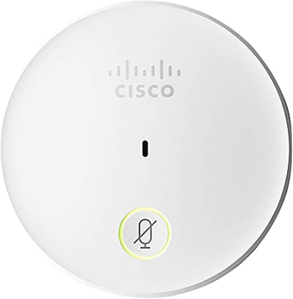 Cisco Systems Cisco Microphone - 80Hz~20kHz - Wired - 25ft~34dB - Boundary - Omnidirectional - Table Mount - Miniphone (CS-MIC-Table-J)