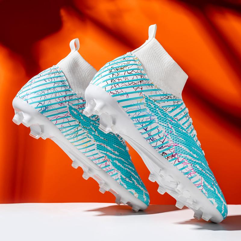 2025 Neue Rasenfußballschuhe Herren Fußballschuhe Jungen Rutschfestes Outdoor-Training Futsal-Stollen Leichte Herren-Sneaker Mode Sp