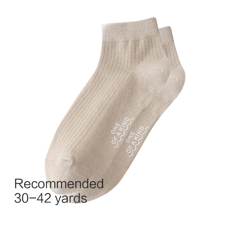 Solid Color Men Sock Spring Autumn Casual Basic Stocking Vertical Stripes Breathable Comfortable Casual Sports Socking