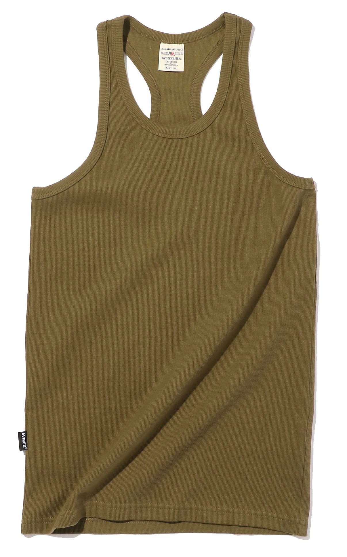 

AVIREX DAILY RIB TANK TOP 6143503 M size 075 olive