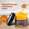 Beeswax Gel Wood Furniture Floor Waterproof Maintenance Care Polishes Wax Restore Wood Luster Solid Wood Care Beewax with Sponge