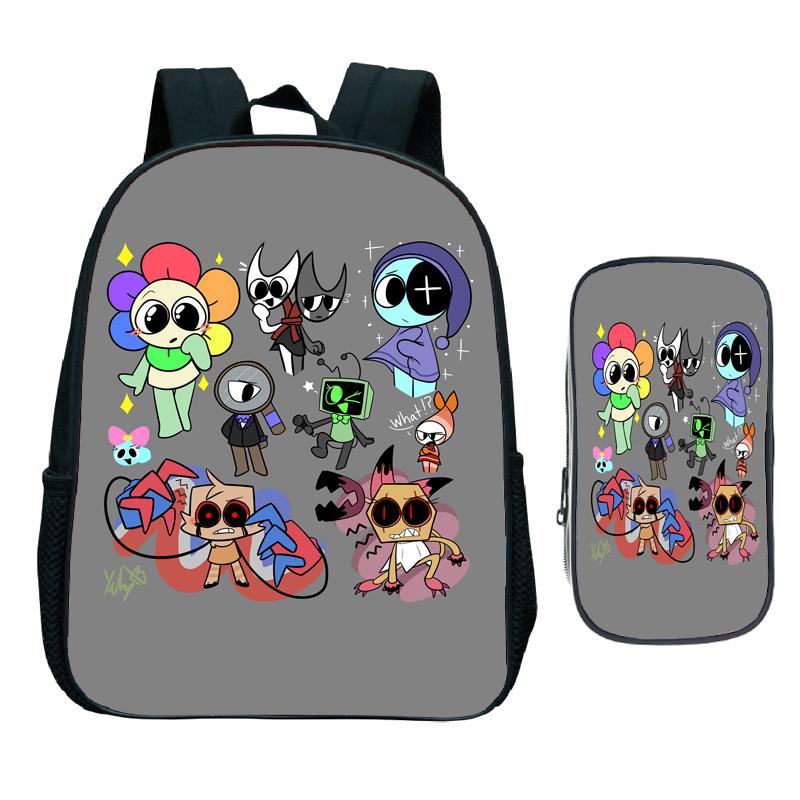 2 szt. Plecak przedszkolny Dandy's World Plecak szkolny z kreskówką dla dzieci do przedszkola dla małych dzieci, artykuły szkolne, torby dla niemowląt