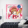 Anime Cardcaptor Sakura Cutecore Tapestry Wall Hanging Blanket Tapestry Home Decor Items Wall Decorations