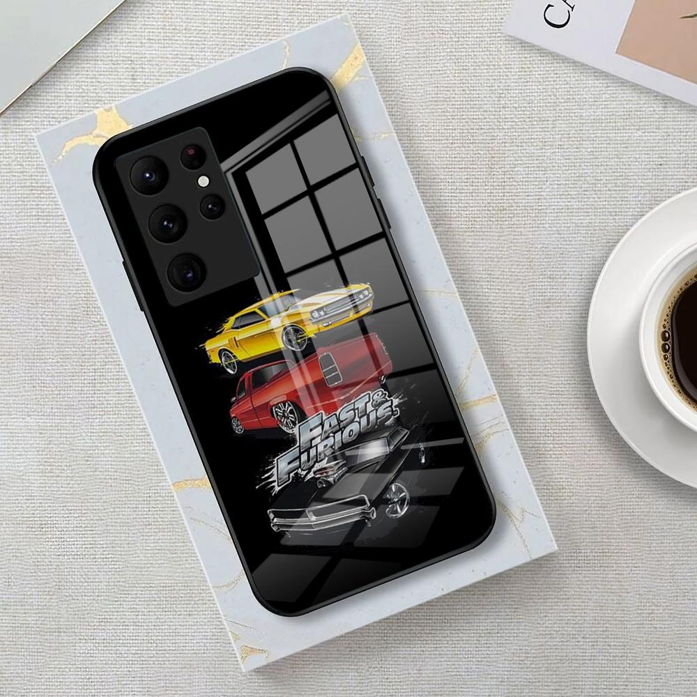 Etui na telefon F-Fast And F-Furious do Samsung S25 Edge Ultra 23 22 21 20 Ultra Plus S24 Fe A54 53 25 Szklana Osłona