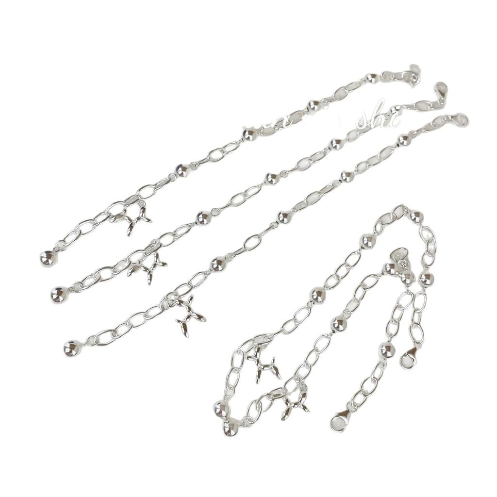 S925 Sterling Silver Balloon Dog Bead Bracelet - Women's Luxurious Cartoon Dog Jewelry
