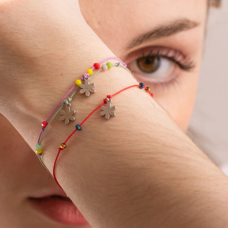 L’OMBRILLANT Blume Anhänger Armband