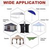 Fillable Tent Weight Bags 4 Pack for Camping Shelter Use, Yard Shade Hold and Added Ground Support Around Tents