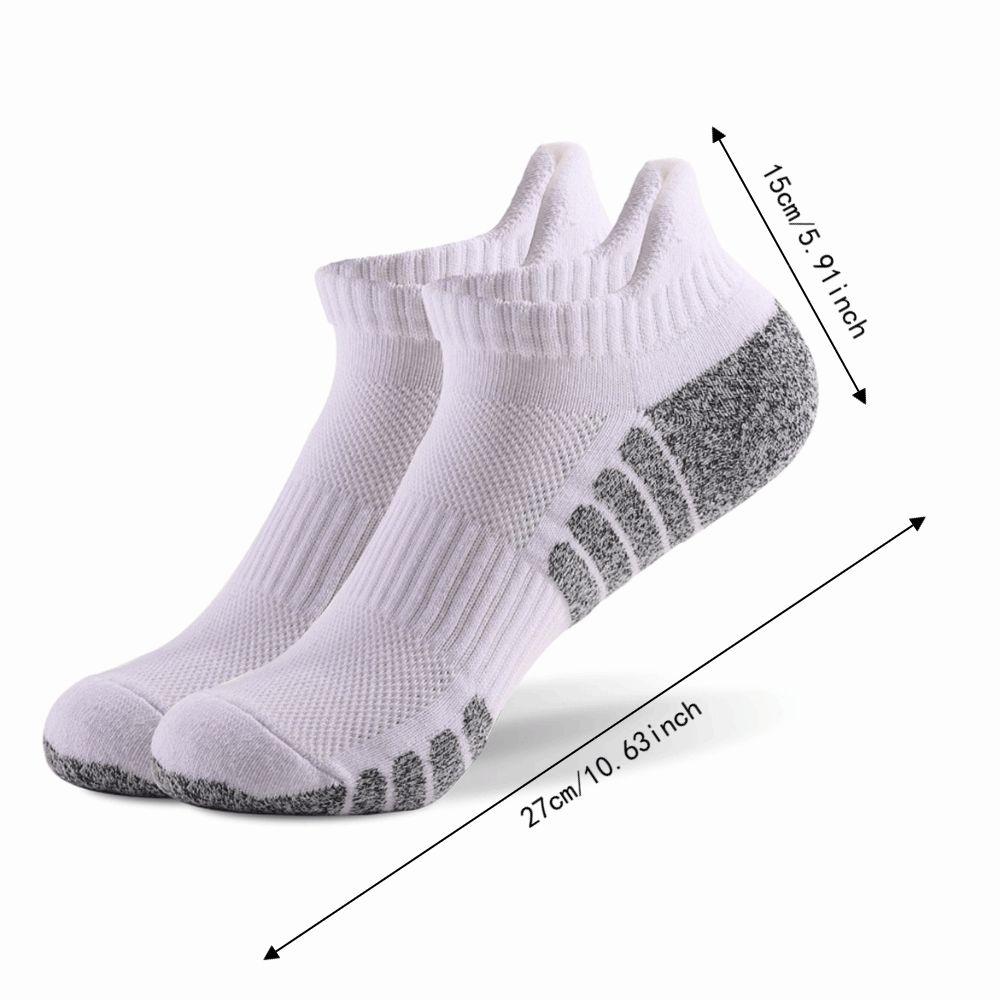 6pcs Towel Bottom Running Sock Polyester Cotton Sports Sock Durable Athletic Sock Outdoor