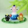 Four Cart Cute Handmade Glass Mt. Fuji Stage