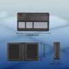 2 Pack Garage Door Remote Control Garage Door Opener Plastic Remote Suitable for Various Models with Secure Coding