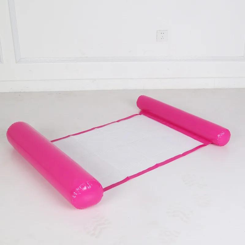 Summer Swim Inflatable Floating Water Mattresses Hammock Stripe Lounge Chairs Pool Water Sports Toys Floating Mat Pool Toys Kids