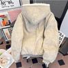 Mens Winter Hooded Cotton Jacket Classic American Style Warm Thick Outerwear Teens Adults