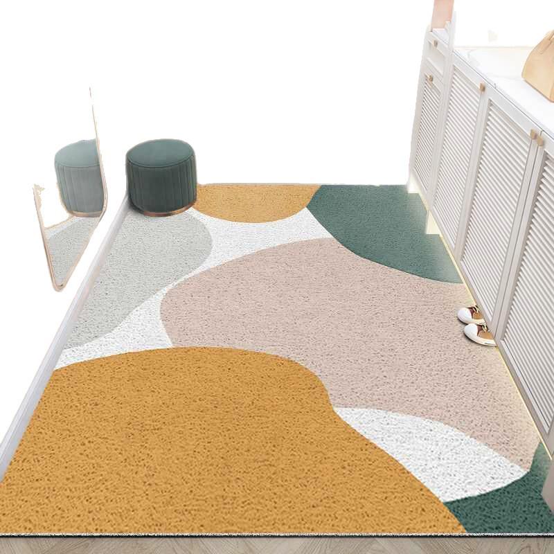 Luxury Entryway Loop Pile Non-Slip Mat - Dust-Resistant & Cuttable Carpet for Hallways