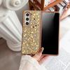 Squisita Custodia per Telefono Antiurto Glitterata con Diamanti Ribaltabile per Samsung Galaxy Z Fold 7 6 5 4 3 Materiale TPU Protettore Copertura Mobile