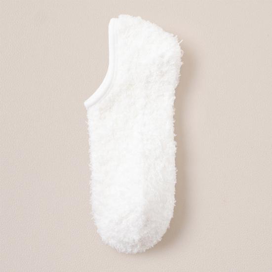 1 Paar Bodensocken Schweißabsorbierend Rutschfest Hochelastische Bündchen Flanellsocken Winter Indoor Warme Knöchelsocken Schuhwerk