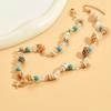 Alloy Bohemia Style Necklaces Hand Woven Pink Starfish Necklaces Originality Shell Necklace