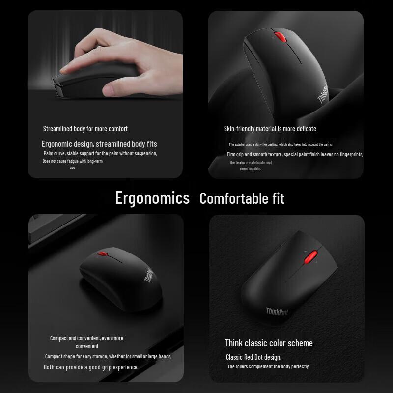 Lenovo T40X Dual-Mode Wireless Mouse
