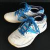 Yonex Carpet Court Tennis Shoes US7 23.5 White Blue Non-Marking(USED)