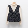 Goose Down Down Jacket Women's Light and Thin Vest New Autumn and Winter Simple Inner with Down Liner