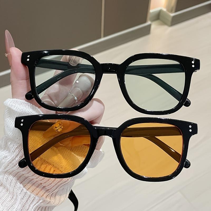 

2-Piece Fashion Box Women S Glasses Trendy Glasses Suitable For Party Dress Up And Costume Dressing