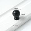 Solid Brass Spherical Cabinet Knob Single Hole Pull Handle for Modern Cabinets Drawers Wardrobes Home or Hotel Use