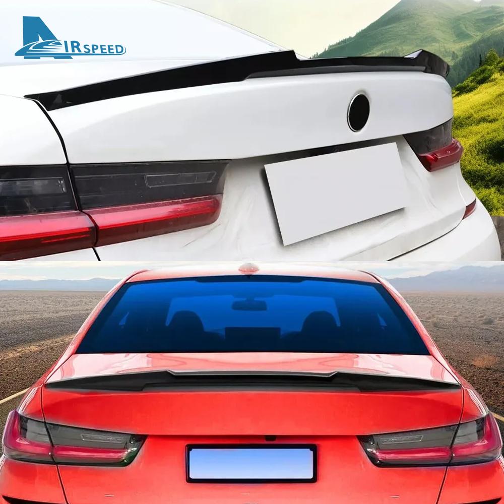M4 Style Rear Wing Trunk Lip Spoiler for BMW 3 Series G20 G28 2019-2022 330i 330e