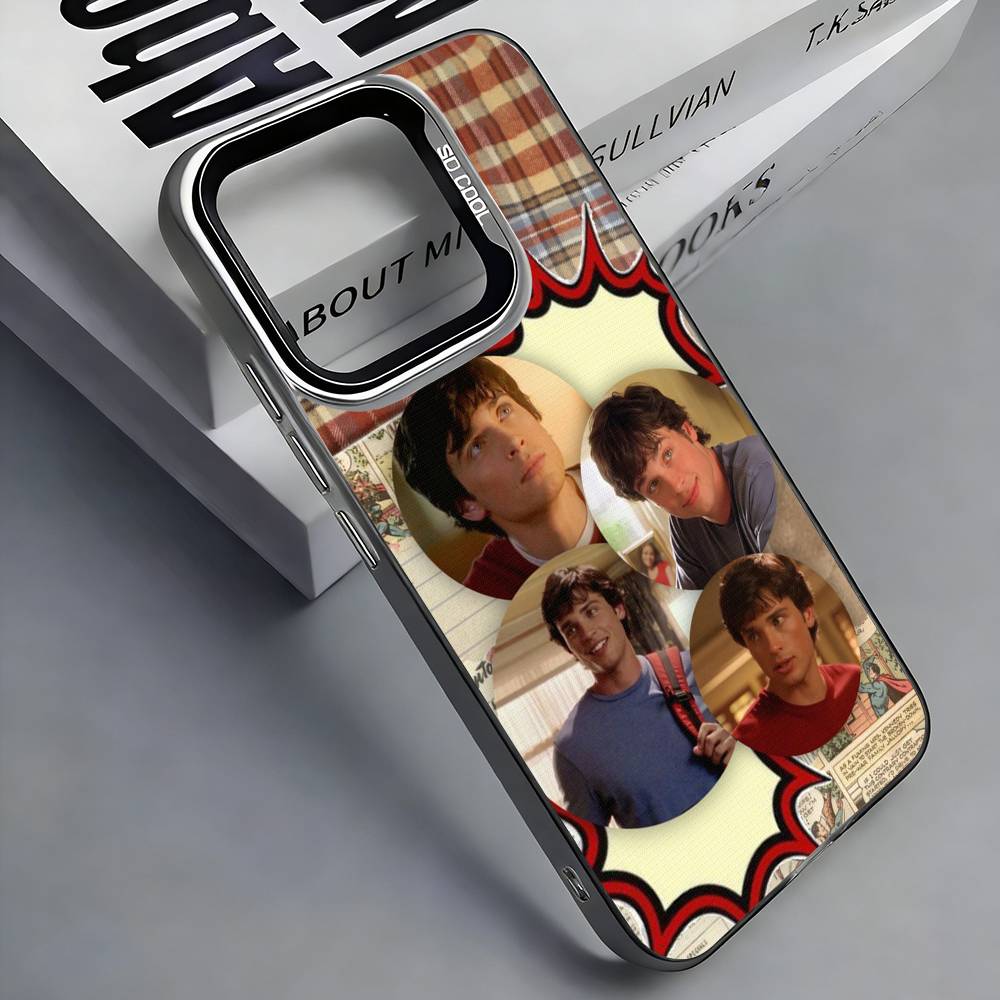 

T-Tom W-Welling Phone Case For iPhone 17,16,15,14,13,12,11 Plus,Pro Max,Colored Silver Phone Case iPhone14Pro