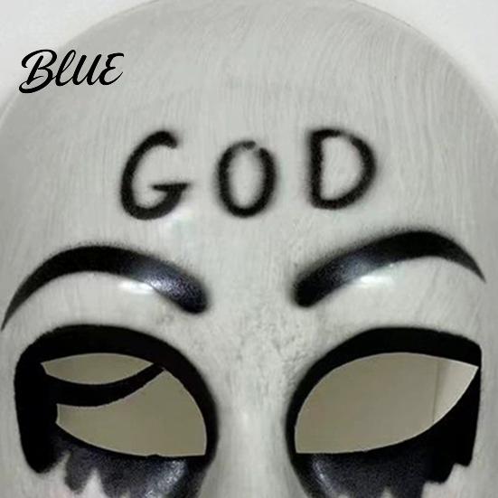 Nicht stickige Maske für langes Tragen Gruselige Halloween-Maske für Erwachsene Horror Realistisches Cosplay Party Gealtertes texturiertes Zubehör Gruselige Vollgesichts-Maskerade