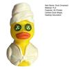 1/2Pcs Diving Duck Figurine 3D Printed SPA Duck Statue Cartoon Animal Sculpture Home Office Desktop Decoration Ornament