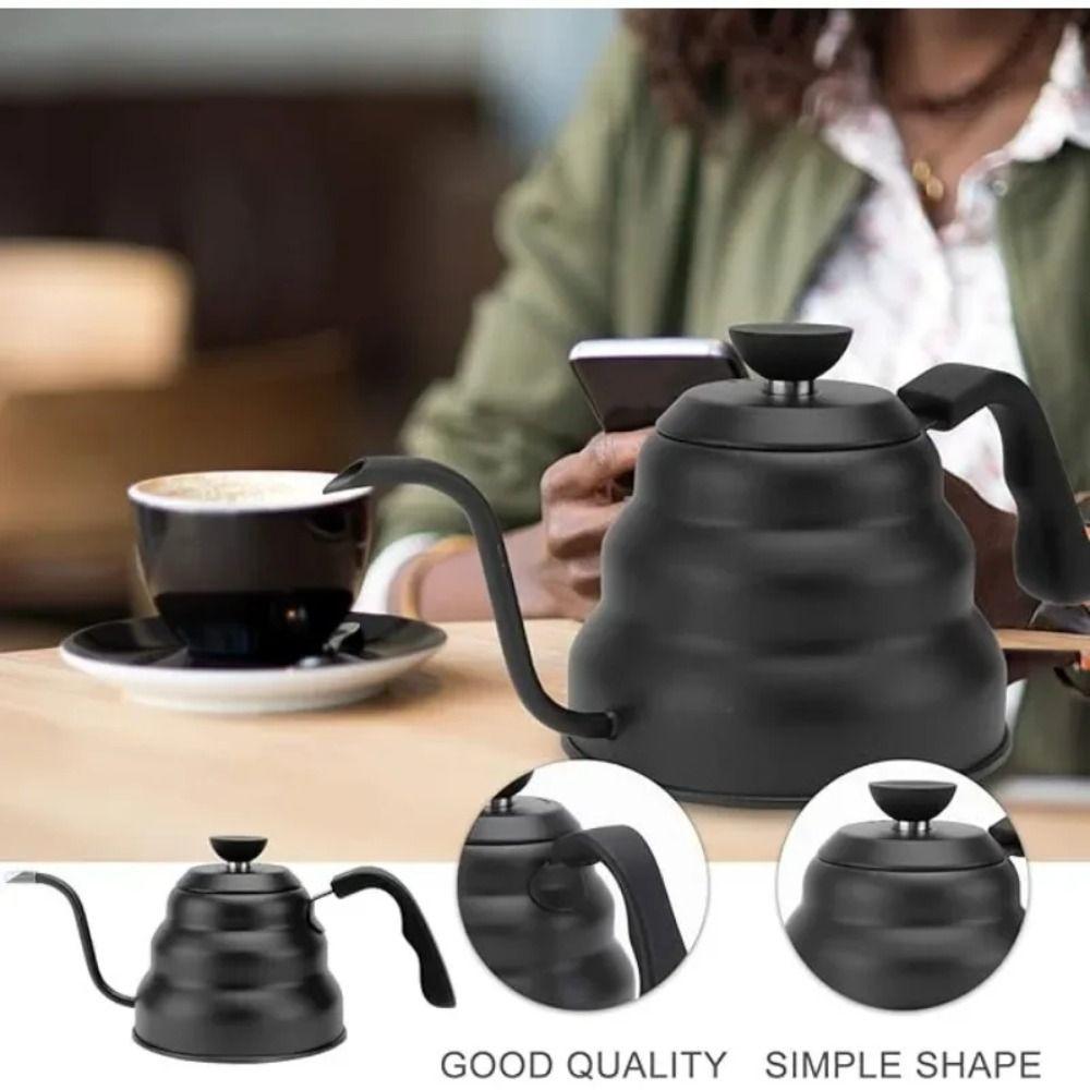 1L  Capacity Coffee Kettle Stainless Steel Gooseneck Pot NEW Drip Kettle  Coffee Brewing